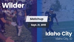 Matchup: Wilder vs. Idaho City  2018