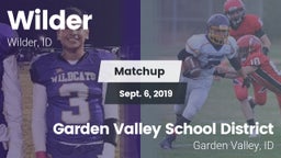 Matchup: Wilder vs. Garden Valley School District 2019