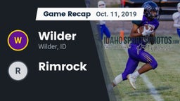 Recap: Wilder  vs. Rimrock 2019