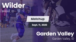 Matchup: Wilder vs. Garden Valley  2020