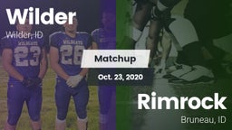 Matchup: Wilder vs. Rimrock  2020