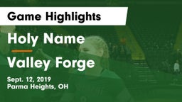 Holy Name  vs Valley Forge  Game Highlights - Sept. 12, 2019