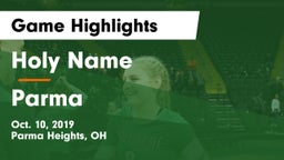 Holy Name  vs Parma  Game Highlights - Oct. 10, 2019