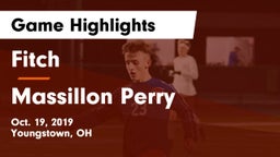 Fitch  vs Massillon Perry  Game Highlights - Oct. 19, 2019