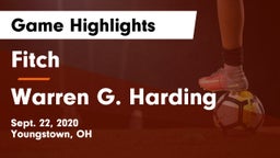 Fitch  vs Warren G. Harding Game Highlights - Sept. 22, 2020