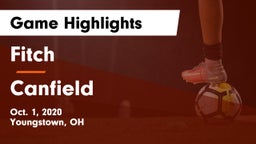 Fitch  vs Canfield  Game Highlights - Oct. 1, 2020