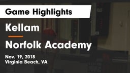 Kellam  vs Norfolk Academy Game Highlights - Nov. 19, 2018