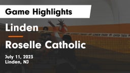 Linden  vs Roselle Catholic Game Highlights - July 11, 2023