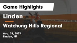 Linden  vs Watchung Hills Regional  Game Highlights - Aug. 31, 2023