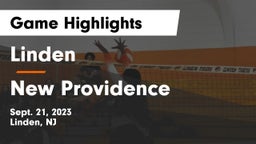 Linden  vs New Providence  Game Highlights - Sept. 21, 2023