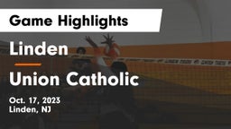 Linden  vs Union Catholic Game Highlights - Oct. 17, 2023