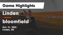 Linden  vs bloomfield Game Highlights - Oct. 21, 2023