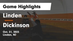 Linden  vs Dickinson  Game Highlights - Oct. 31, 2023