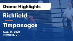 Richfield  vs Timpanogos  Game Highlights - Aug. 14, 2020