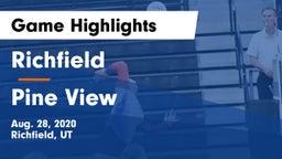 Richfield  vs Pine View Game Highlights - Aug. 28, 2020