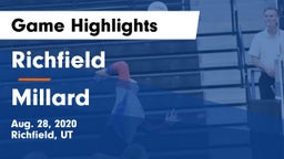 Richfield  vs Millard Game Highlights - Aug. 28, 2020