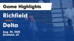 Richfield  vs Delta Game Highlights - Aug. 28, 2020