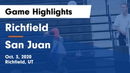 Richfield  vs San Juan Game Highlights - Oct. 3, 2020