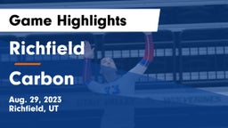 Richfield  vs Carbon  Game Highlights - Aug. 29, 2023