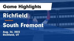 Richfield  vs South Fremont  Game Highlights - Aug. 26, 2023