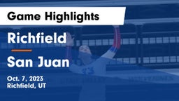 Richfield  vs San Juan  Game Highlights - Oct. 7, 2023