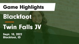 Blackfoot  vs Twin Falls JV Game Highlights - Sept. 10, 2022