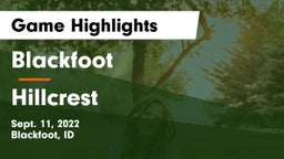 Blackfoot  vs Hillcrest Game Highlights - Sept. 11, 2022