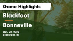 Blackfoot  vs Bonneville  Game Highlights - Oct. 28, 2022