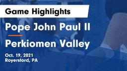 Pope John Paul II vs Perkiomen Valley  Game Highlights - Oct. 19, 2021