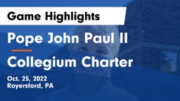 Pope John Paul II vs Collegium Charter  Game Highlights - Oct. 25, 2022