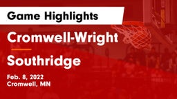 Cromwell-Wright  vs Southridge Game Highlights - Feb. 8, 2022