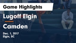 Lugoff Elgin  vs Camden  Game Highlights - Dec. 1, 2017