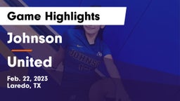 Johnson  vs United  Game Highlights - Feb. 22, 2023