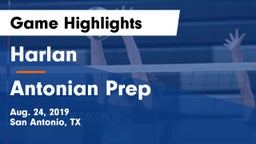 Harlan  vs Antonian Prep  Game Highlights - Aug. 24, 2019