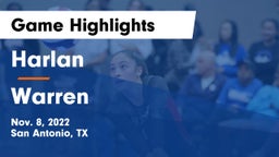 Harlan  vs Warren  Game Highlights - Nov. 8, 2022