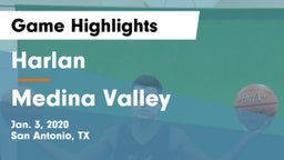 Harlan  vs Medina Valley  Game Highlights - Jan. 3, 2020
