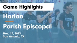 Harlan  vs Parish Episcopal  Game Highlights - Nov. 17, 2023