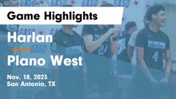 Harlan  vs Plano West  Game Highlights - Nov. 18, 2023