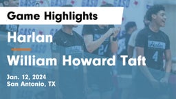 Harlan  vs William Howard Taft  Game Highlights - Jan. 12, 2024