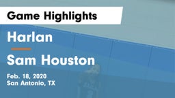 Harlan  vs Sam Houston  Game Highlights - Feb. 18, 2020