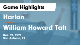 Harlan  vs William Howard Taft  Game Highlights - Dec. 21, 2021