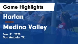 Harlan  vs Medina Valley  Game Highlights - Jan. 31, 2020