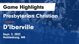 Presbyterian Christian  vs D'Iberville  Game Highlights - Sept. 3, 2022