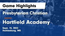 Presbyterian Christian  vs Hartfield Academy  Game Highlights - Sept. 15, 2022
