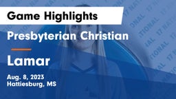 Presbyterian Christian  vs Lamar  Game Highlights - Aug. 8, 2023