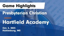 Presbyterian Christian  vs Hartfield Academy  Game Highlights - Oct. 3, 2023