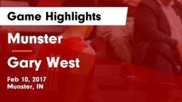 Munster  vs Gary West  Game Highlights - Feb 10, 2017