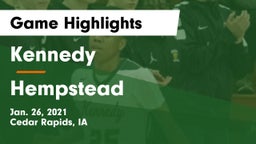 Kennedy  vs Hempstead  Game Highlights - Jan. 26, 2021