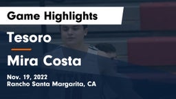 Tesoro  vs Mira Costa  Game Highlights - Nov. 19, 2022