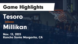 Tesoro  vs Millikan  Game Highlights - Nov. 13, 2023